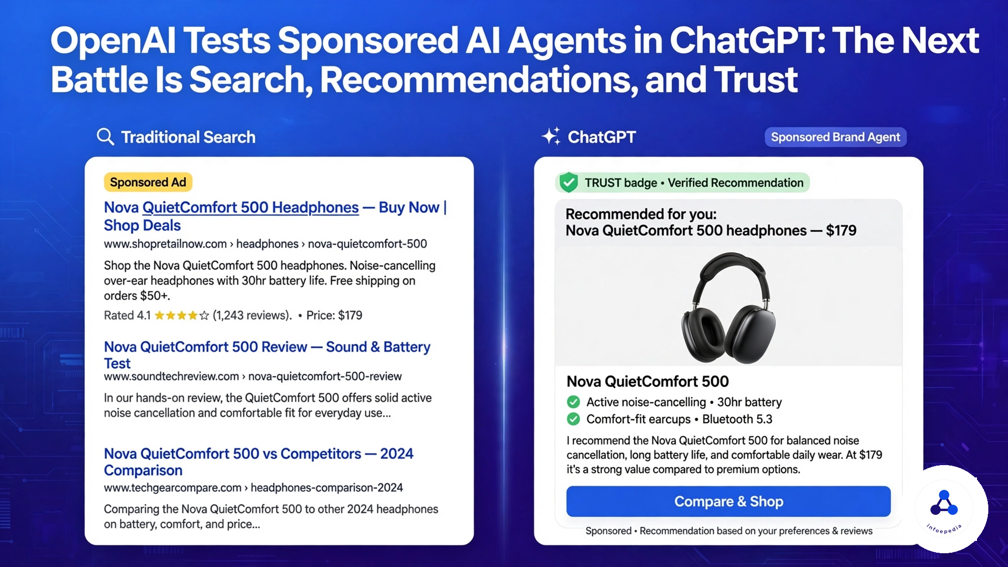 You are currently viewing OpenAI Tests Sponsored AI Agents in ChatGPT: The Next Battle Is Search, Recommendations, and Trust