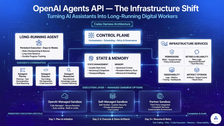Read more about the article OpenAI Agents API: The Infrastructure Shift Turning AI Assistants Into Long-Running Digital Workers