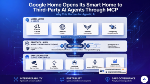 Read more about the article Google Home Opens Its Smart Home to Third-Party AI Agents Through MCP — Why This Matters for Agentic AI